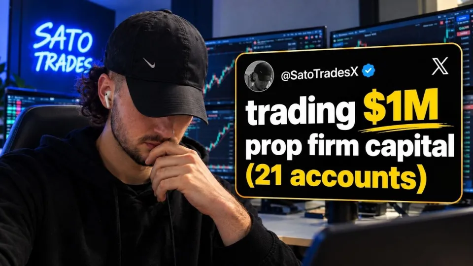 Prop Firm Trading Live: Trading 21 Accounts | Trade Recap